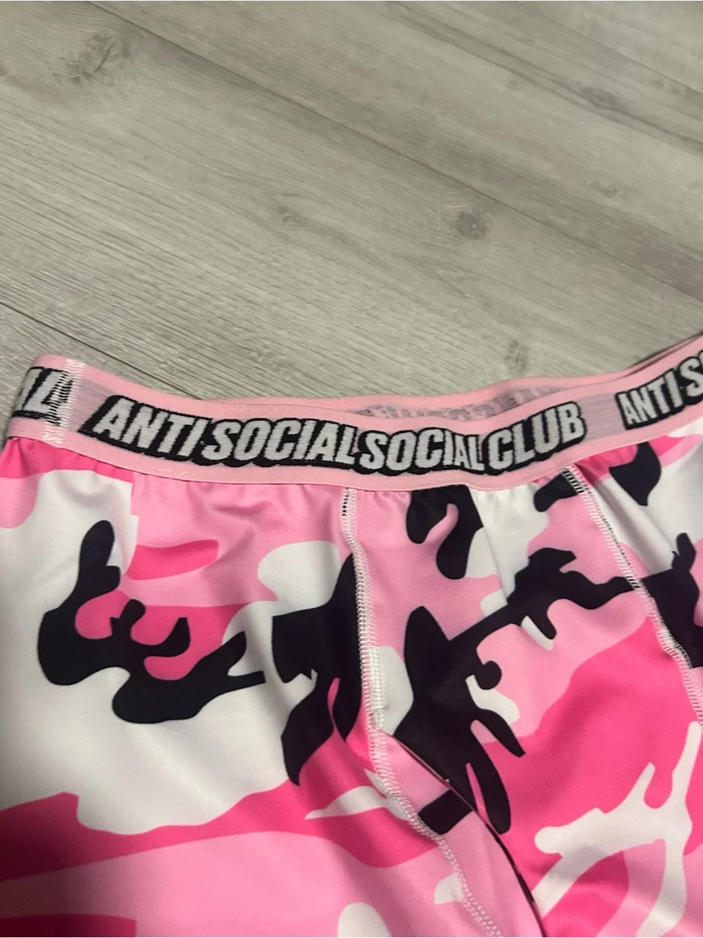Anti Social Social Club Men’s Pink Camo Performance Shorts/Underwear